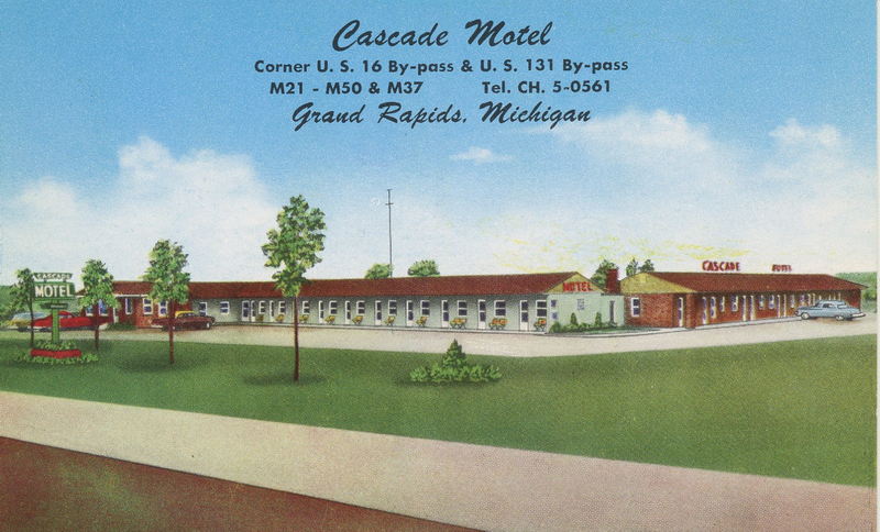 Cascade Motel - Vintage Postcard